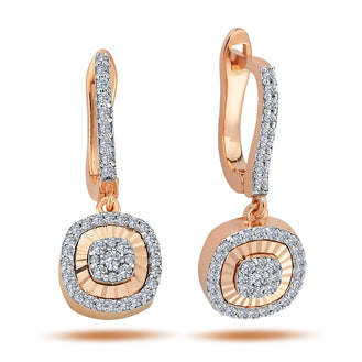 Diamond Cushion Susa Earrings