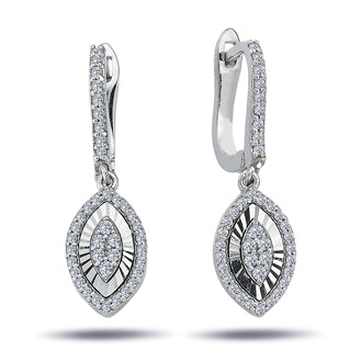 Diamond Marquise Susa Earrings