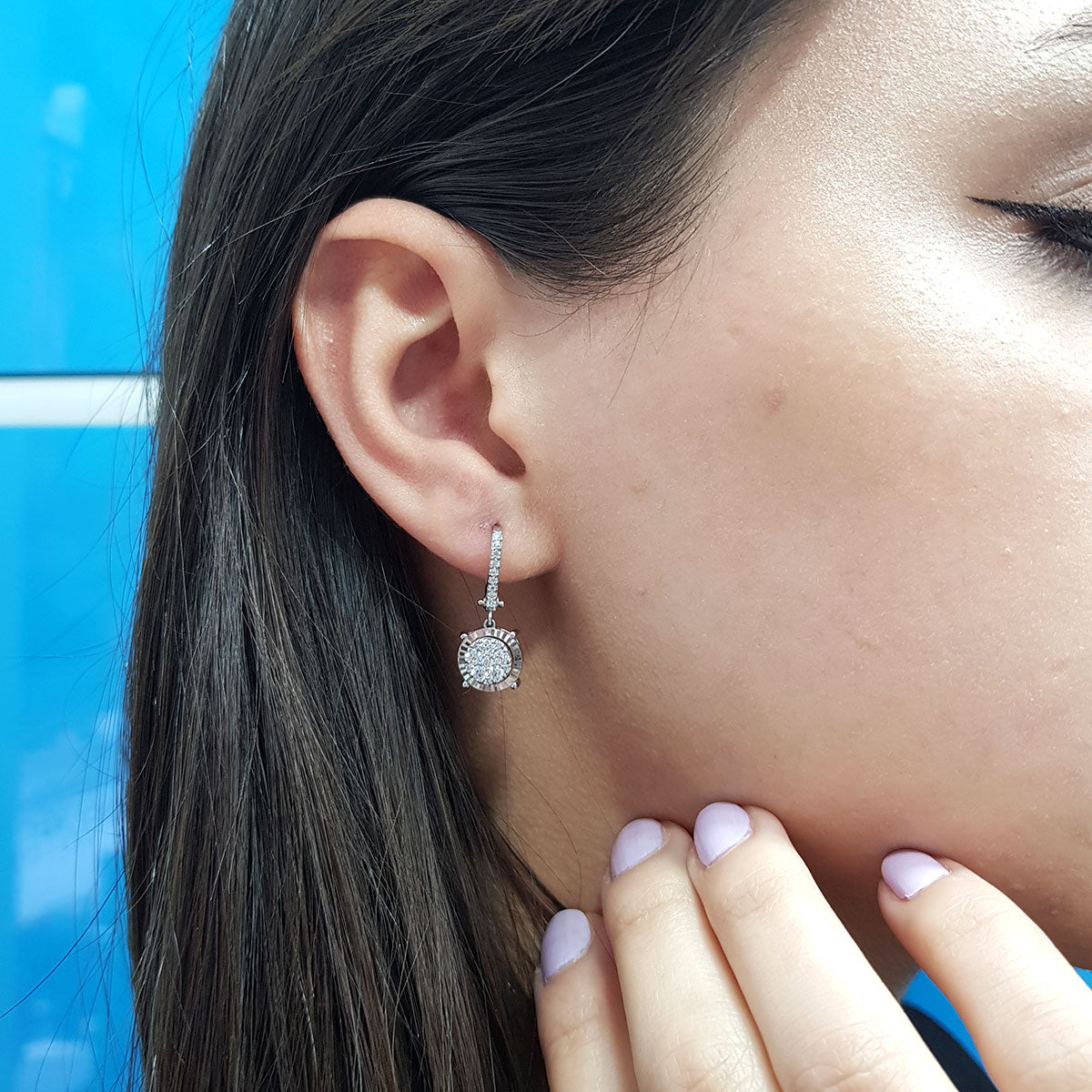 Diamond Round Eridu Earrings