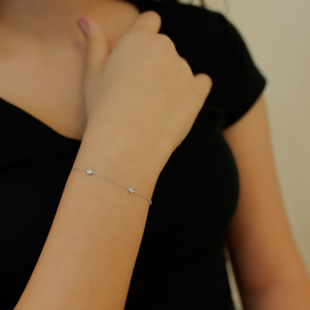 Chain Diamond Bracelet