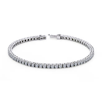3.80 Carat Diamond Tennis Bracelet