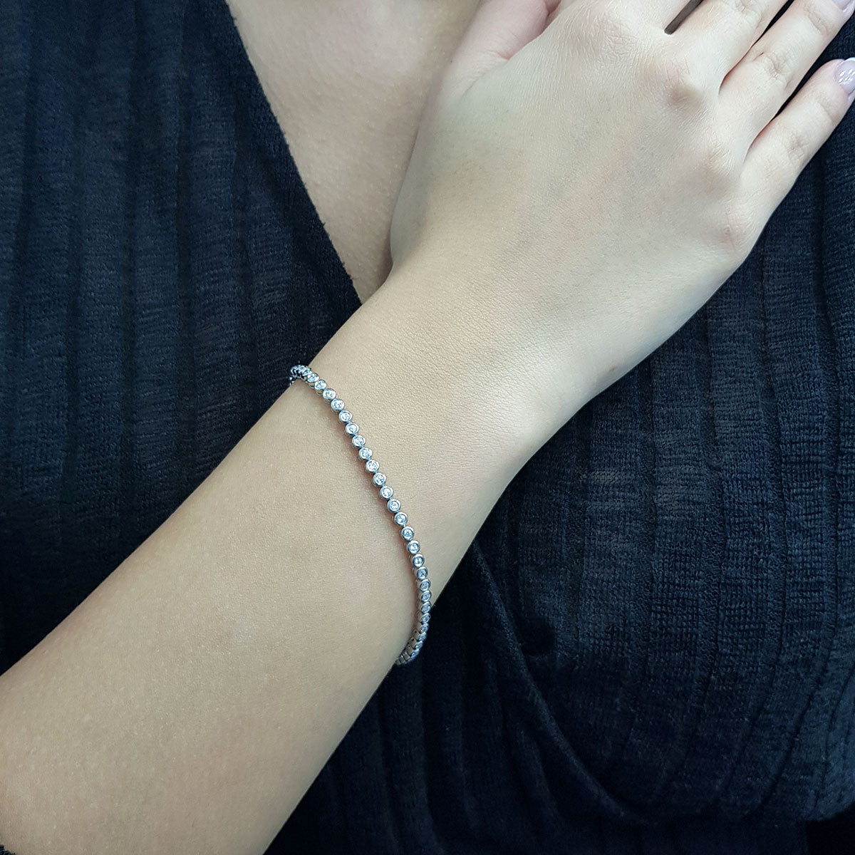 1.30 Carat Diamond Waterway Bracelet