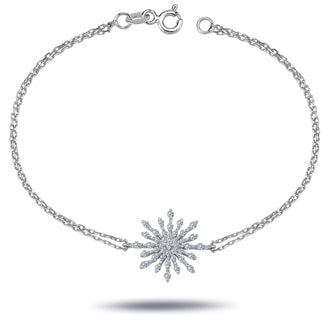 Diamond Snowflake Bracelet