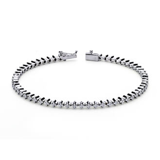 0.88 Carat Diamond Tennis Bracelet