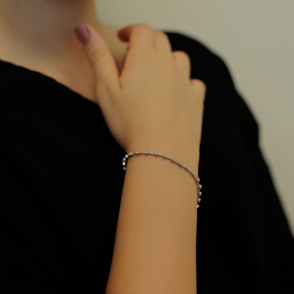 0.25 Carat Diamond Tennis Bracelet