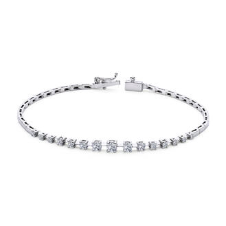 0.70 Carat Diamond Waterway Bracelet